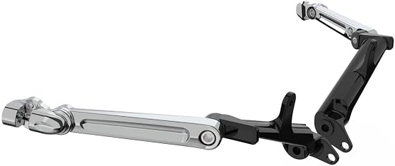 Adjustable Highway PEG MOUNTS, Extended, Chrome '09 - '25 Touring Models