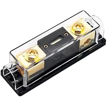 Car Audio Fuse 0/2/4 Gauge AWG with 300 Amp Fuse in Line ANL Fuse Holder