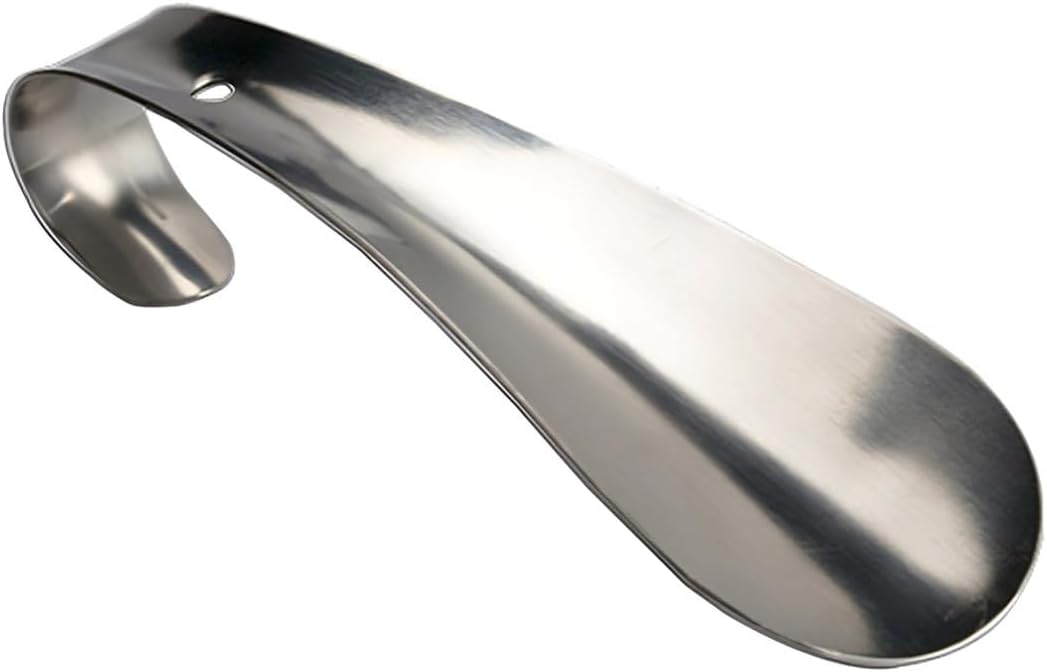 Shoe Horn Long Handle for Seniors Men Women,Metal Shoehorn Handled,Long-Handle Shoehorns Shoe Spoon Boot Horns,Shoes Stick Helper,6 Inch Travel Small Size Stainless Steel Short Shoe Tongue