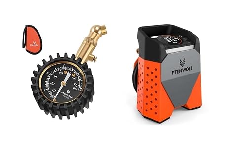ETENWOLF Tire Pressure Gauge for Cars and S3 Tire Inflator