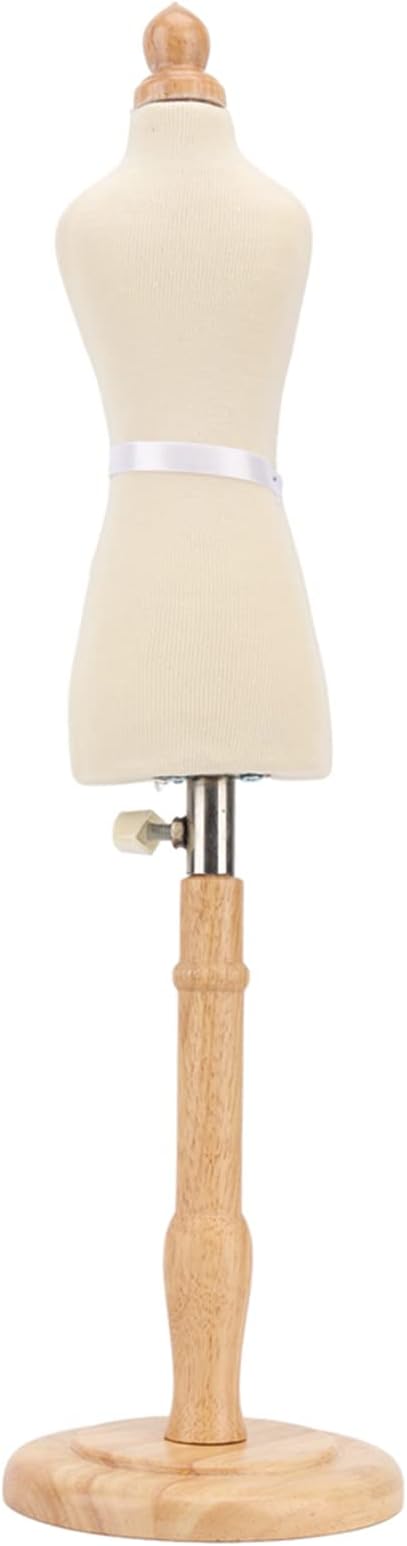 Female Dress Form, Dress Form Beech Wood Professional Wood Color Small for Clothing Dress Display, Denashh4aggb21w7