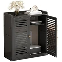 Modern Radiator Cover Steam Radiator Shelf Decoration, WiFi Router Cover & Media Storage Cabinet, Hidden Box for Home & Office Organization(Black,59 x 25 x 67cm)