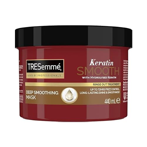 TRESemme Keratin Smooth Deep Smoothing Mask rinse-out hair treatment with hydrolysed keratin for soft, shiny, frizz-free hair 440 ml