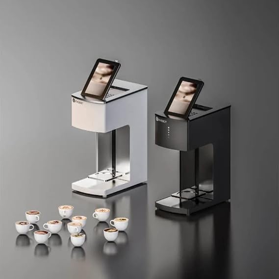 EVEBOT 3d Latte Art Coffee Printer Machine Automatic Beverages Food Selfie With WIFI Connection Printing Food safty grade Ink Cartridges (FM1-B-2Brown Ink)