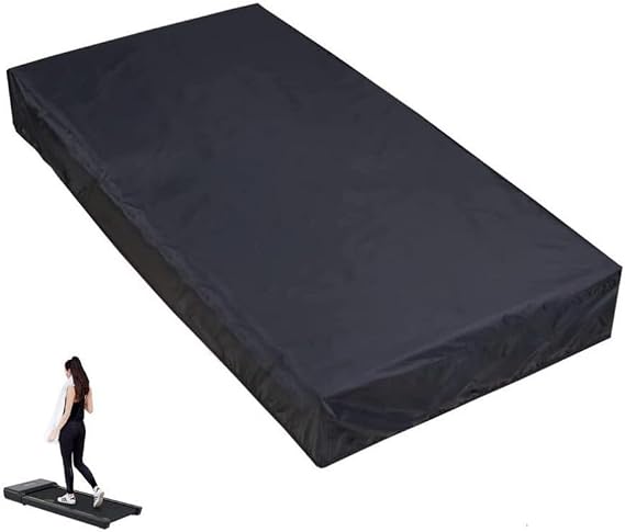 Oxford Cloth Treadmill Cover 210D/420D Waterproof Dustproof Sports Equipment Protective Outdoor Cover 140X71x15cm Black/Gray, Fits Most Standard Treadmills(1)