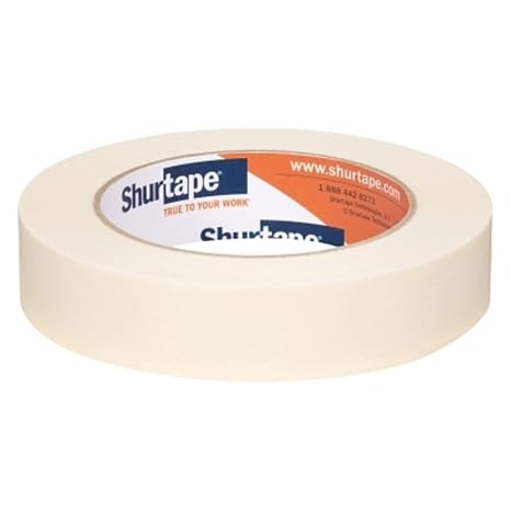 Shurtape CP-83-2 Shurtape Utility Grade Masking Tapes, 2" x 60 yd., 5 mil, Natural
