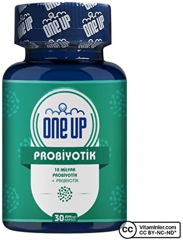 One Up Probiyotik Prebiyotik 30 Kapsül AROMASIZ Renkli