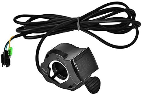 Throttle, Scooter Thumb Throttle with 4 Wires 12V - 99V for Electric Scooter Motorcycle Motorbike