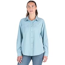 Berne Women's Flex180 UPF Sun Protection 50 Button Down Long Sleeve Shirt