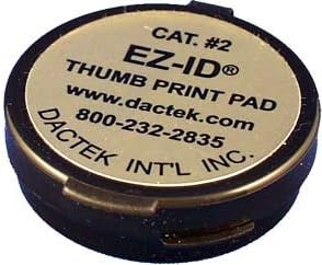 Fingerprint Pad 2" Diameter, 2-Packs