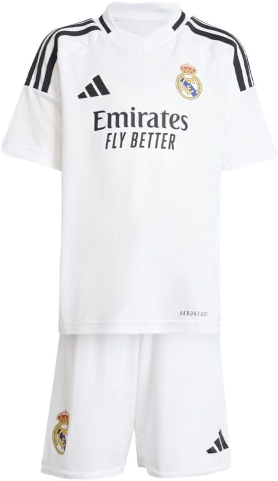 adidas Real Madrid Kids Home Mini Kit 2024/25