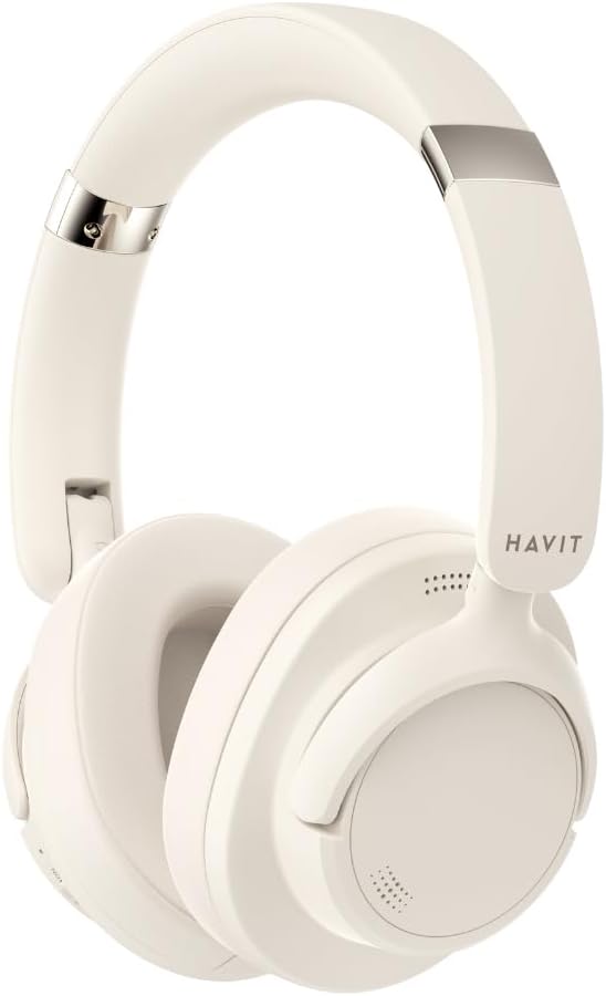 Havit H652BT ANC Bluetooth Katlanabilir Kulaküstü Kulaklık - Anc, Çoklu Bağlantı (Bej)
