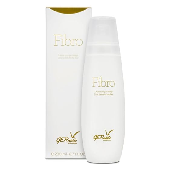 GERnetic Fibro Alcohol-Free Facial Toner, Gentle Makeup Remover with Chamomile & Cucumber, For All Skin Types, Plant-Based Face Tonic Lotion, 200ml/6.76 fl oz