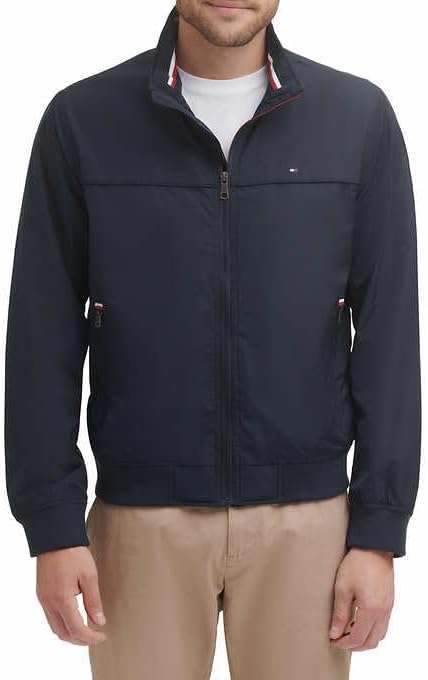 Tommy Hilfiger Mens Golf Bomber Jacket
