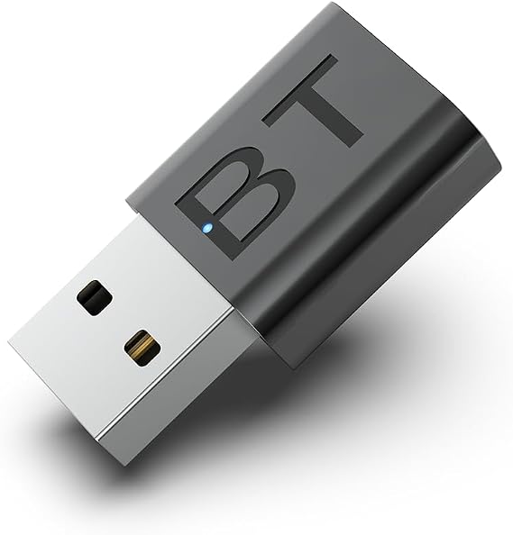Mini 2-in-1 USB Bluetooth Receiver,5.4 Wireless Audio Adapter 3.5mm Car Kit Music Receiver for Home/Car Stereo Sound System, Bluetooth Adapter(Aux in) with 3.5mm Cable