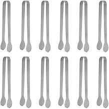 Serving Tongs Kitchen Tongs,Buffet Tongs, Stainless Steel Food Tong Serving Tong,small tongs12 Pack (5 Inch(12 pack))