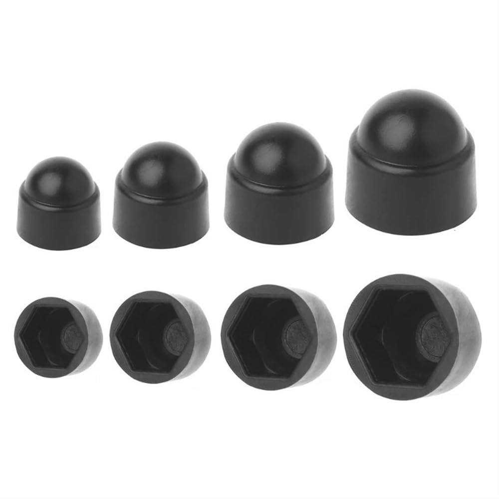 10Pcs M6 M8 M10 M12 Bolt Nut Dome Protection Caps Covers Exposed Hex Plastic Hand Nut Color : M8