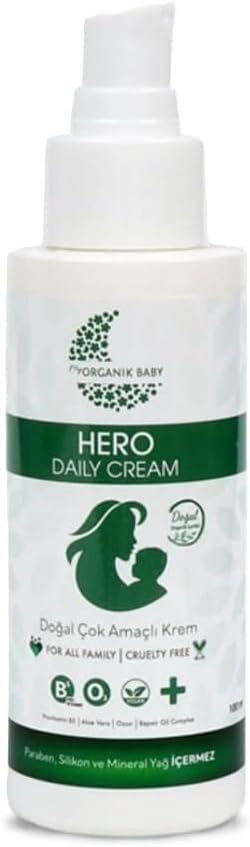 Çok Amaçlı Hero Daily Cream Krem-%99 Doğal Içerik Provitamin B5 Içeriği Anlık Yatıştırıcı 100ml