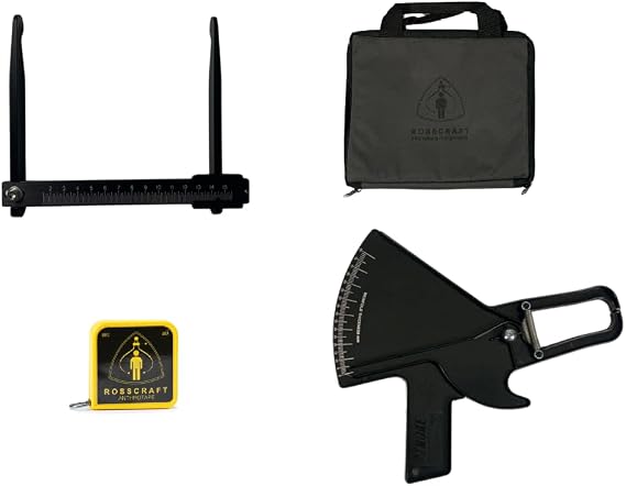 Level 1 Anthropometry Kit, with Small Bone Caliper, Skinfold Caliper, Anthropometric Tape Measure, Case