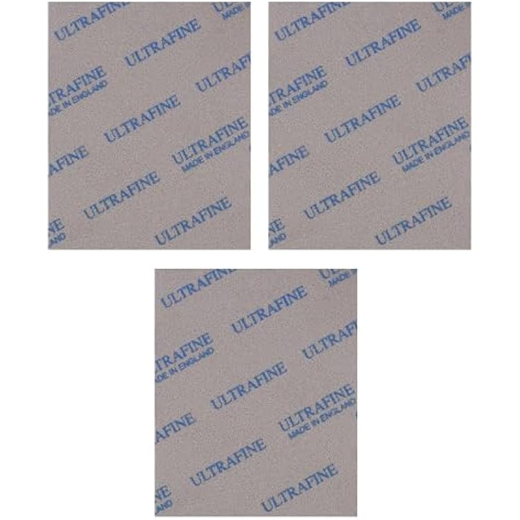 Made with Soft Pads Sanding Sponge Sanding polishing Wet Dry Foam Washable Reusable fine grit Fast Cutting Grain Size 3 Pieces_02601 softpads, Grain 1000 Ultrafine