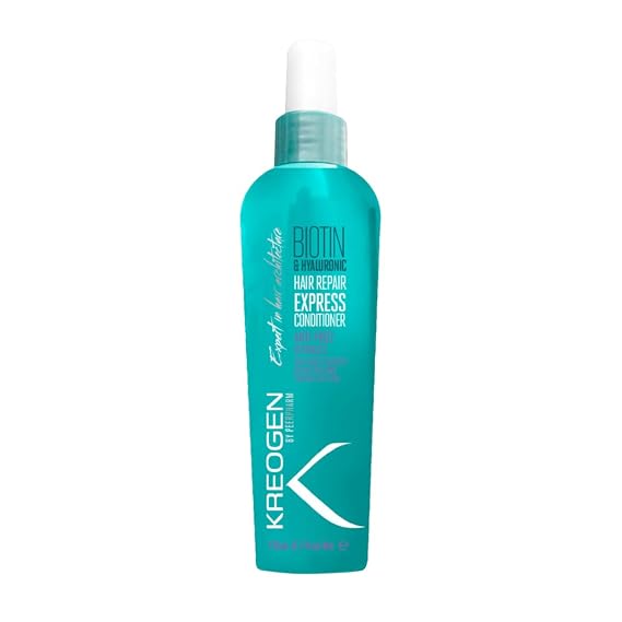 Biotin and Hyaluronic Hair Repair Express Conditioner, Leave-in Treatment Spray for Dry Hair, Anti-Frizz Formula with Argan Oil, 175ml/5.91 Fl oz