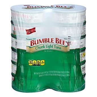 Bumble Bee Chunk Light Tuna in Water (5 oz. ea., 12 cans) x2 AS