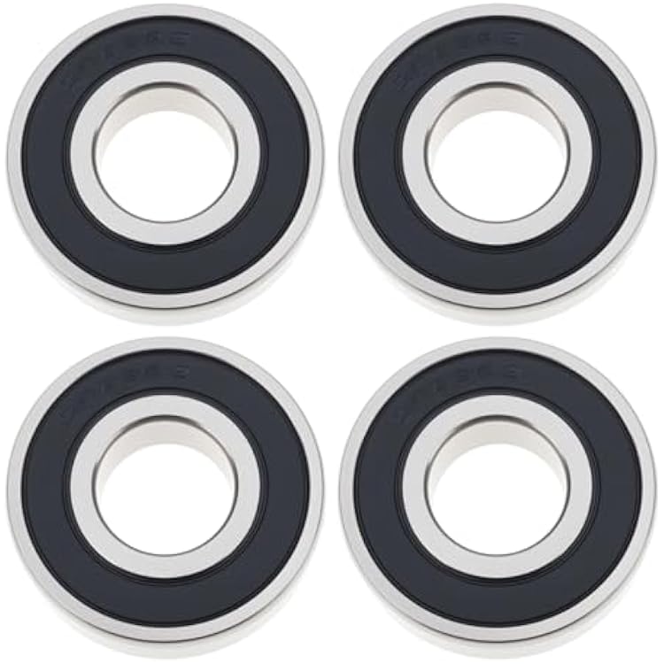OTOTEC 4pcs Lawn Mover Spindle Bearings 17x40x12mm 136-5441 6203-2RS Compatible with Toro Timecutter TimeMaster
