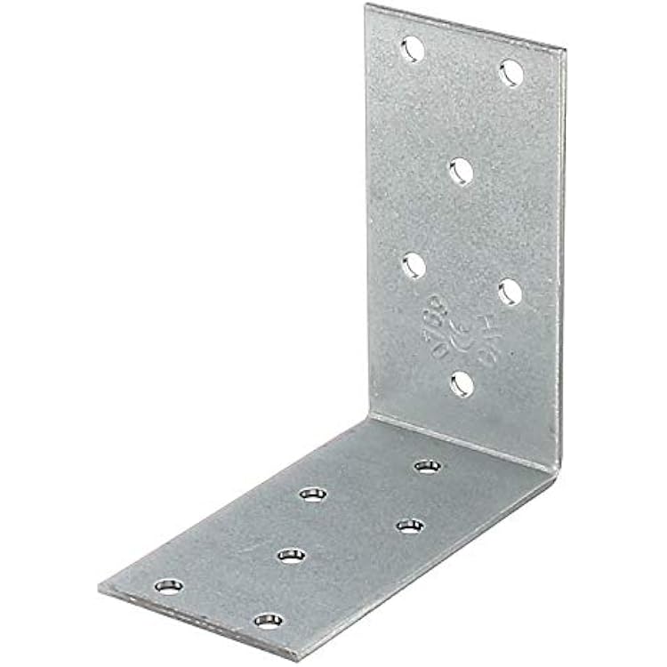 866822 Angle Connector Sendzimir-Galvanised 80 x 80 x 40 mm Set of 50