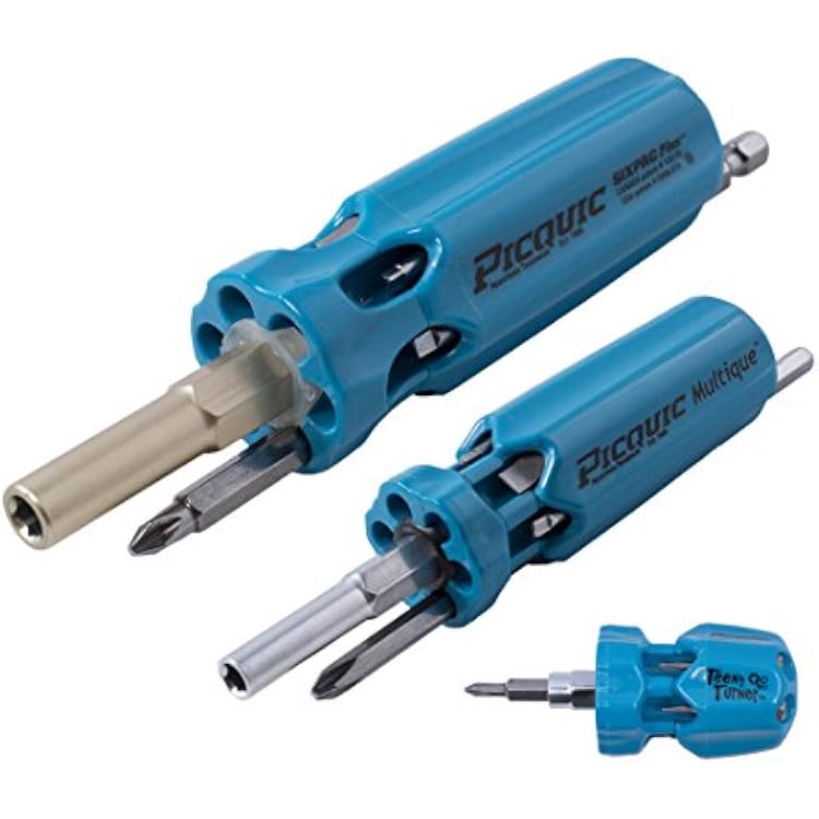 Picquic 44603 3-multi-driver Family Pack, Bright Blue Opaque