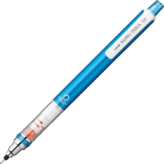 Uni Kurutoga Mechanical Pencil Standard, 0.5mm, Blue (M54501P.33)