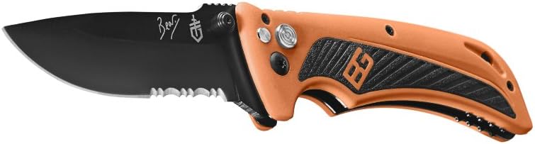 Gerber Bear Grylls Survival AO Knife, Assisted Opening, Drop Point [31-002530]