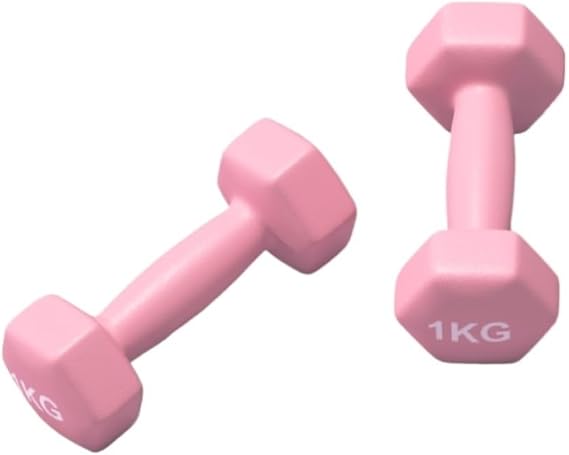 Dumbbel Sports and fitness dumbbells suitable for home fitness equipment sports strength training small dumbbells pair Barbell, Pink
