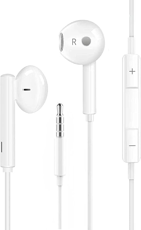 KP TECHNOLOGY Oppo A16s - In-Ear Earphones Headphones Headset Earbuds with In-Line Remote Control for Oppo A16s