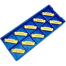 Indexable Carbide Turning Blade 10Pcs Lathe Tool MGMN200 G NC3030 2.0mm Slotted Carbide Blade Metal Turning Tools Stainless Steel Slotting Tool