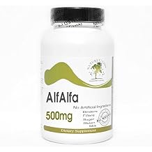 Alfalfa 500mg ~ 100 Capsules - No Additives ~ Naturetition Supplements