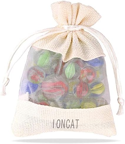 Glass Marbles with Storage Bag