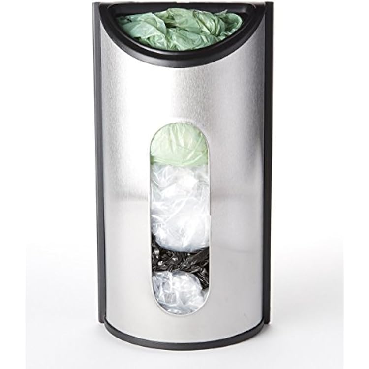 Sagler grocery bag holder stainless steel plastic bag holder Easy-access openings