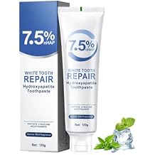 Hydroxyapatite Toothpastes for Enamel Protection and Tooth Strengthening,Gentle and Effective Formula, Fresh Breath, Fluoride-Free Toothpaste for Sensitive Teeth 4.23 oz,