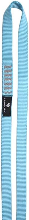 ARMBURY Polyamide Sling - Climbing Equipment Suited for Multi-Pitch and Rock Climbing | UIAA Certified |16mm x 80cm | (Blue)