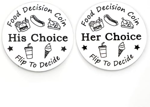 Funny Decision Coin Anniversary for Women Men Boyfriend Girlfriend Couple Christmas Valentines Day Gifts for Husband Wife Wedding Birthday Stocking Stuffers for Him Her Newlyweds
