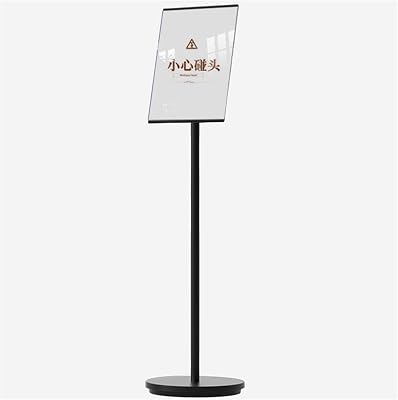 Floor Stand Sign Holder Poster Stand, Both Vertical and Horizontal View Displayed, Crowd Control Warehouse Pedestal Sign Stand, Display Notice Stand for WeddingBusiness Activities Display