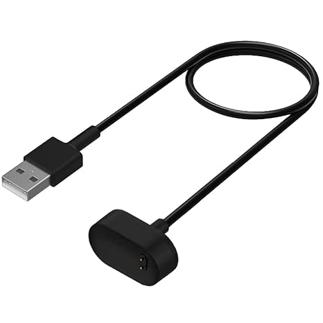 for Fitbit Inspire Charger, Replacement Charging Cable Cord for Fitbit Inspire & Inspire HR Fitness Tracker (Black)