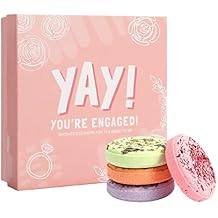 Engagement Gift Shower Steamers (4 Scents) - Aromatherapy Shower Steamer for Women, Best Shower Steamers for Engagement Gifts, Shower Steamers Eucalyptus, Unique Bride to Be Gifts Shower Bombs