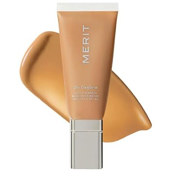 The Uniform Tinted Mineral Sunscreen Broad Spectrum SPF 45, Fragrance Free, Non-Comedogenic, Lightweight, buildable, oil-free - Color: (14 - medium-deep neutral) - Size: (1.7 oz/50 mL)