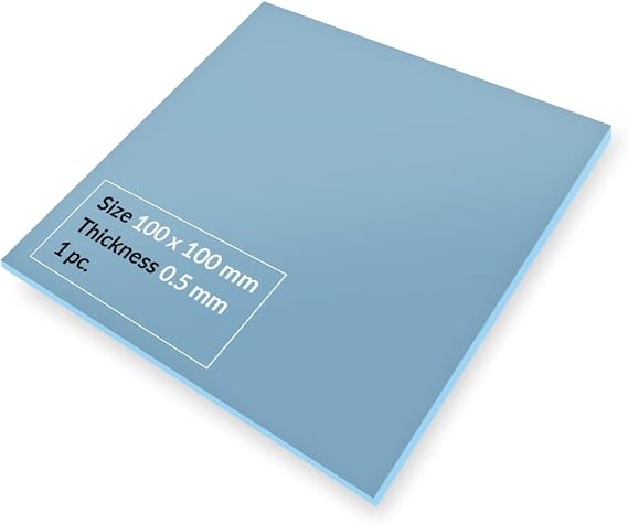ARCTIC TP-3: Premium Performance Thermal Pad, 100 x 100 x 0.5 mm, (stackable to 2.0 mm without performance loss), 1 Piece - High Performance, particularly soft, ideal gap filler, bridging gaps