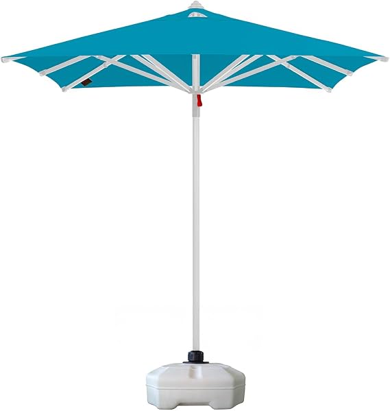 ODS Sunminyum 200x200 Polyester Kumaşlı + 50 Litre Bidonlu Bahçe Şemsiyesi (TURKUAZ)