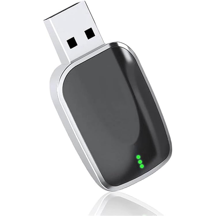 Wireless CarPlay Adapter for Mazda CX-60 2022 2023 2024, Upgrade Wired CarPlay to Wireless Connection, 2-in-1 Plug & Play Fast and Stable CarPlay Wireless Adapter