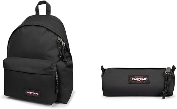 EASTPAK Padded Pak'R Backpack, 40 cm, 24 L, Black, TU & Unisex-Adult Benchmark Bag Organiser EK372008 Black