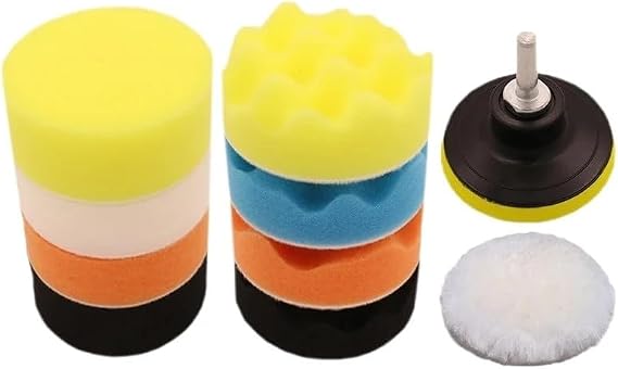 WERT 9014 Cake Polishing Sponge Set, 11 Pieces