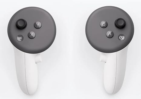 Official Left & Right Touch Plus Controllers for Meta Quest 3 / 3S (Combo pack)